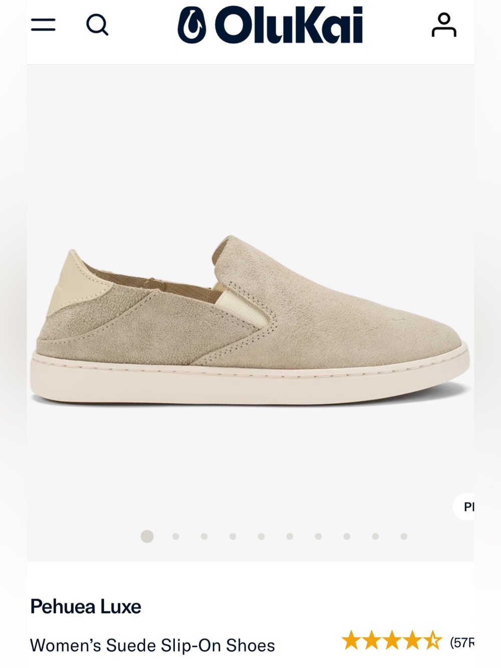 NWT! Olukai Pehuea Luxe - Women’s 7.5 in Tapa